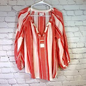 Velvet by Graham and Spencer Boho Peasant Top
